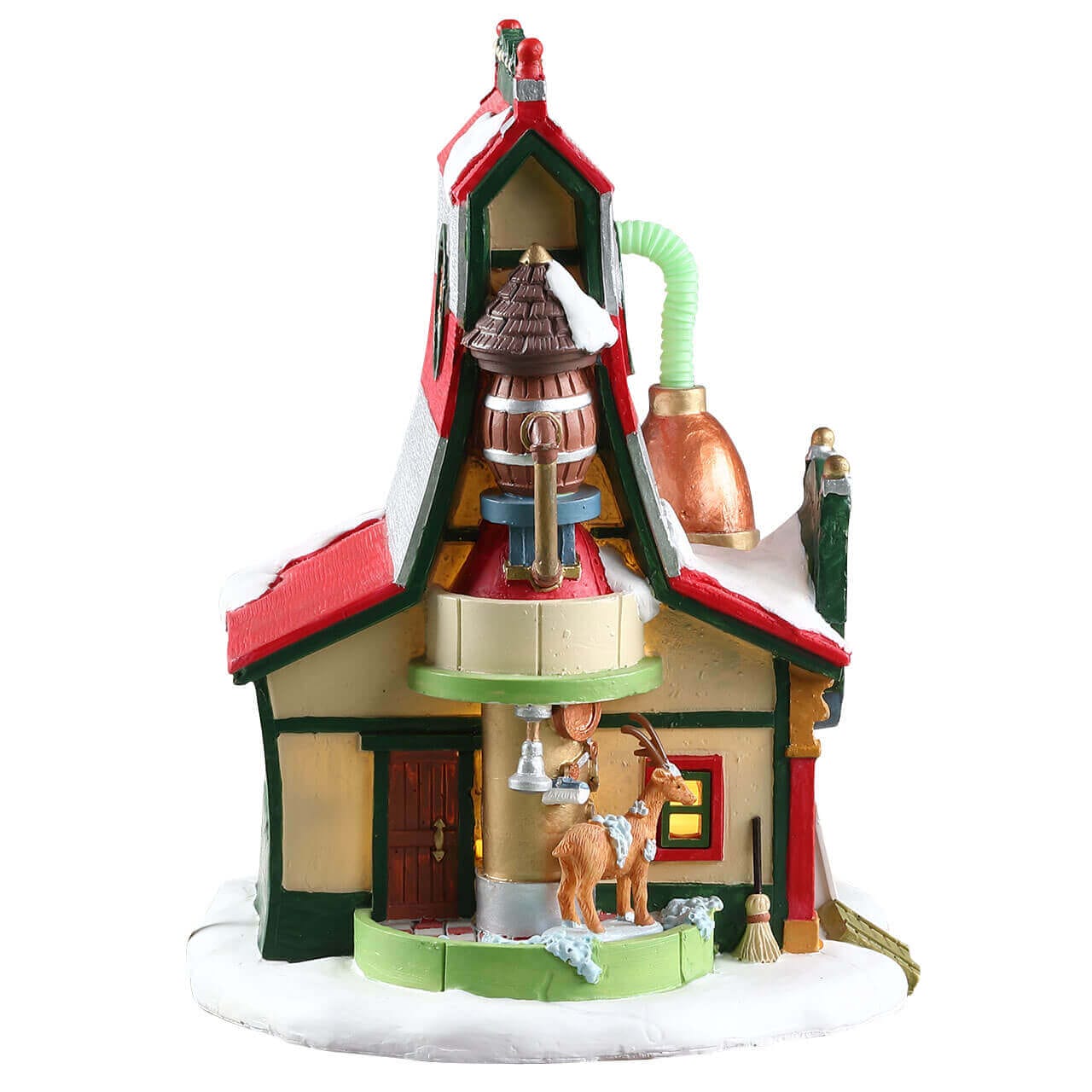 lemax-reindeer-grooming-barn-beleuchteter-rentier-stall image 3
