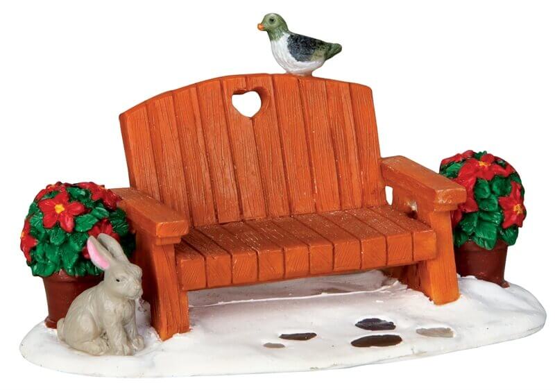 lemax-garden-bench-miniatur-gartenbank image 2