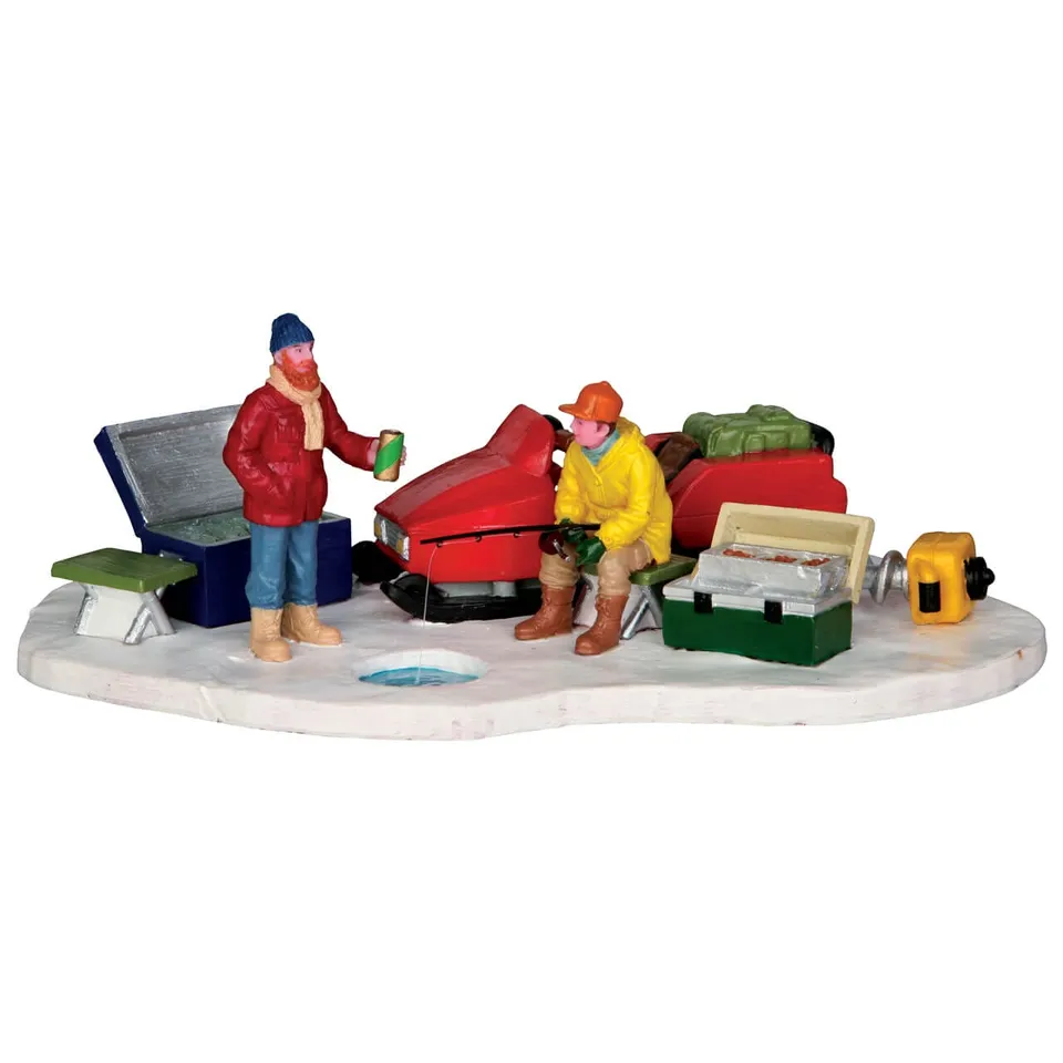 lemax-vail-village-the-fishing-spot-miniatur-angelszene image 1