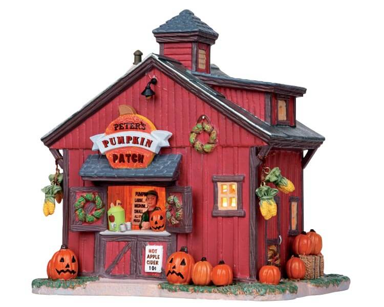 lemax-peter-s-pumpkin-patch-miniatur-k-rbishof-h-tte-holidays-seasons image 1