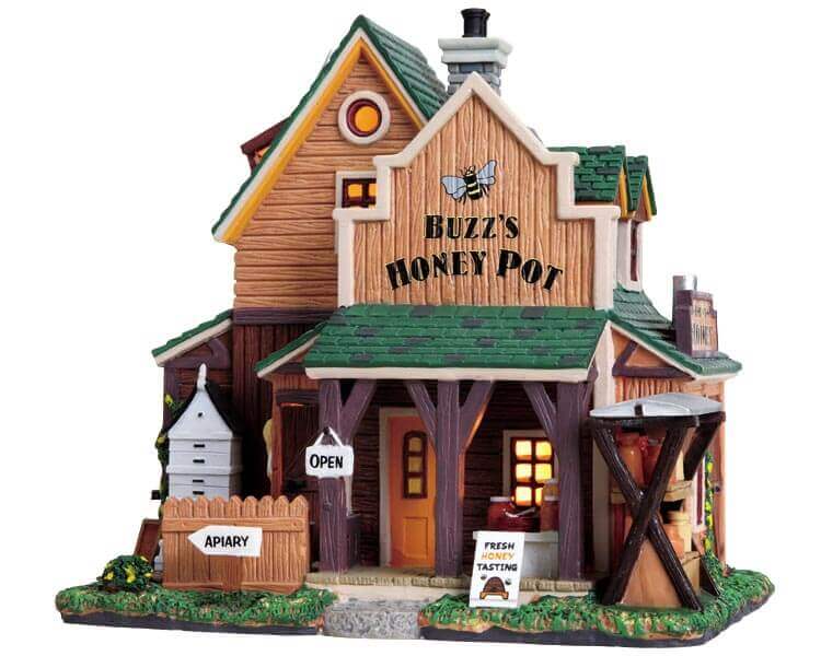 lemax-buzz-s-honey-pot-miniaturhaus-beleuchtet image 1