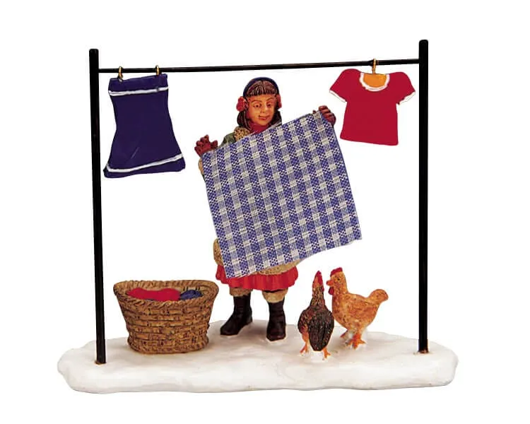 lemax-laundry-day-weihnachtsdorf-zubeh-r-miniaturfiguren image 1