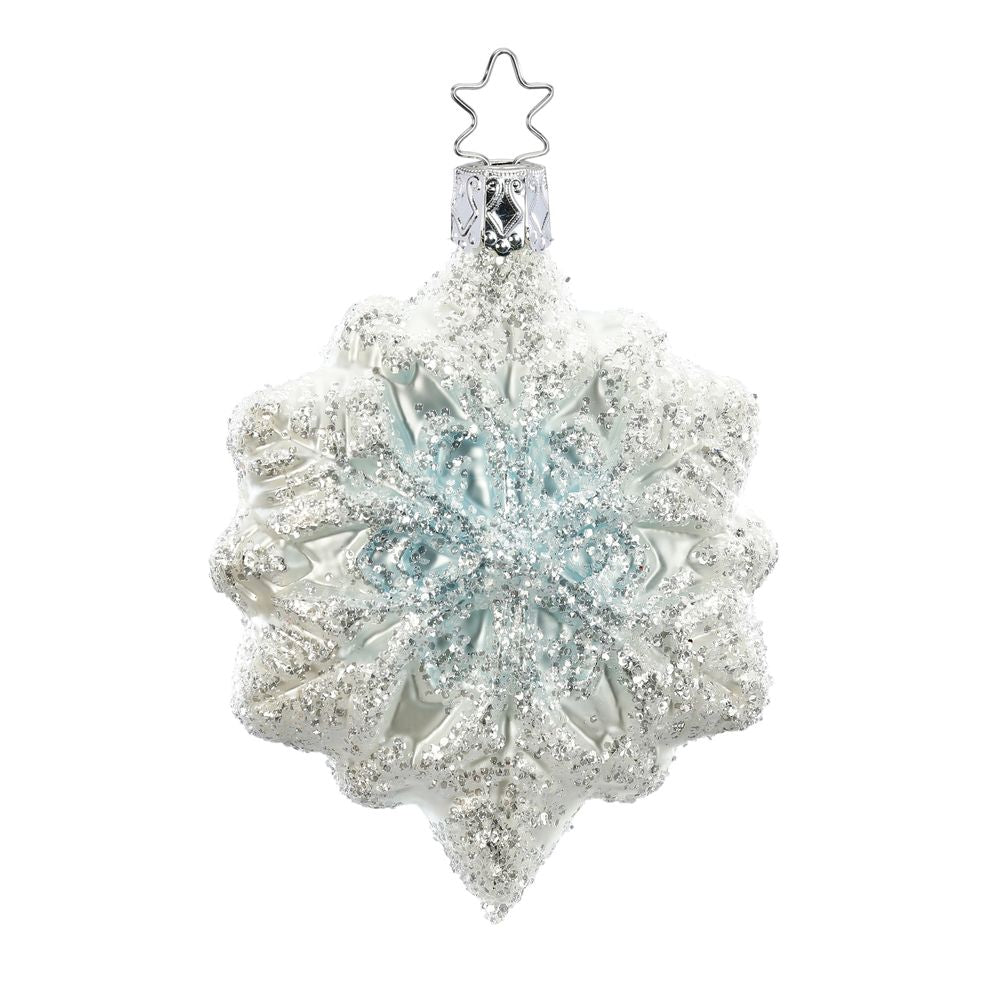 inge-glas-manufaktur-schneeflocke-christbaumschmuck-9-cm-wei image 1