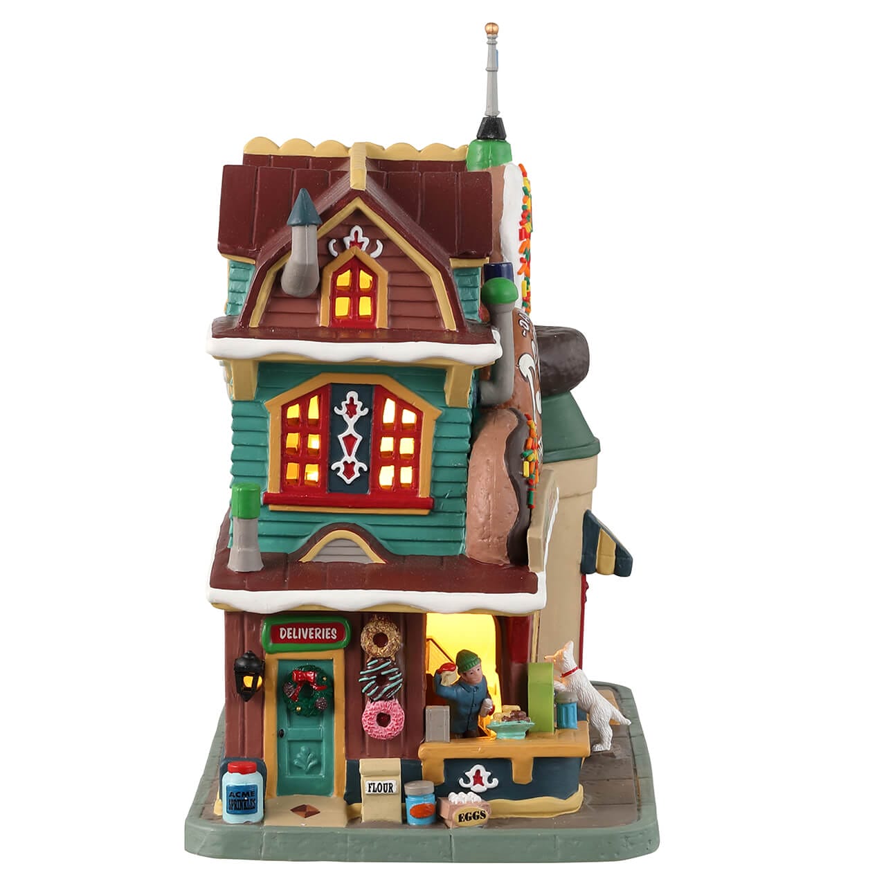 lemax-danny-s-donuts-coffee-miniatur-caf-haus-harvest-crossing image 2