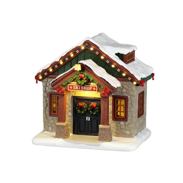 lemax-ski-shop-alpen-skiladen-f-r-vail-village-winterdorf image 1