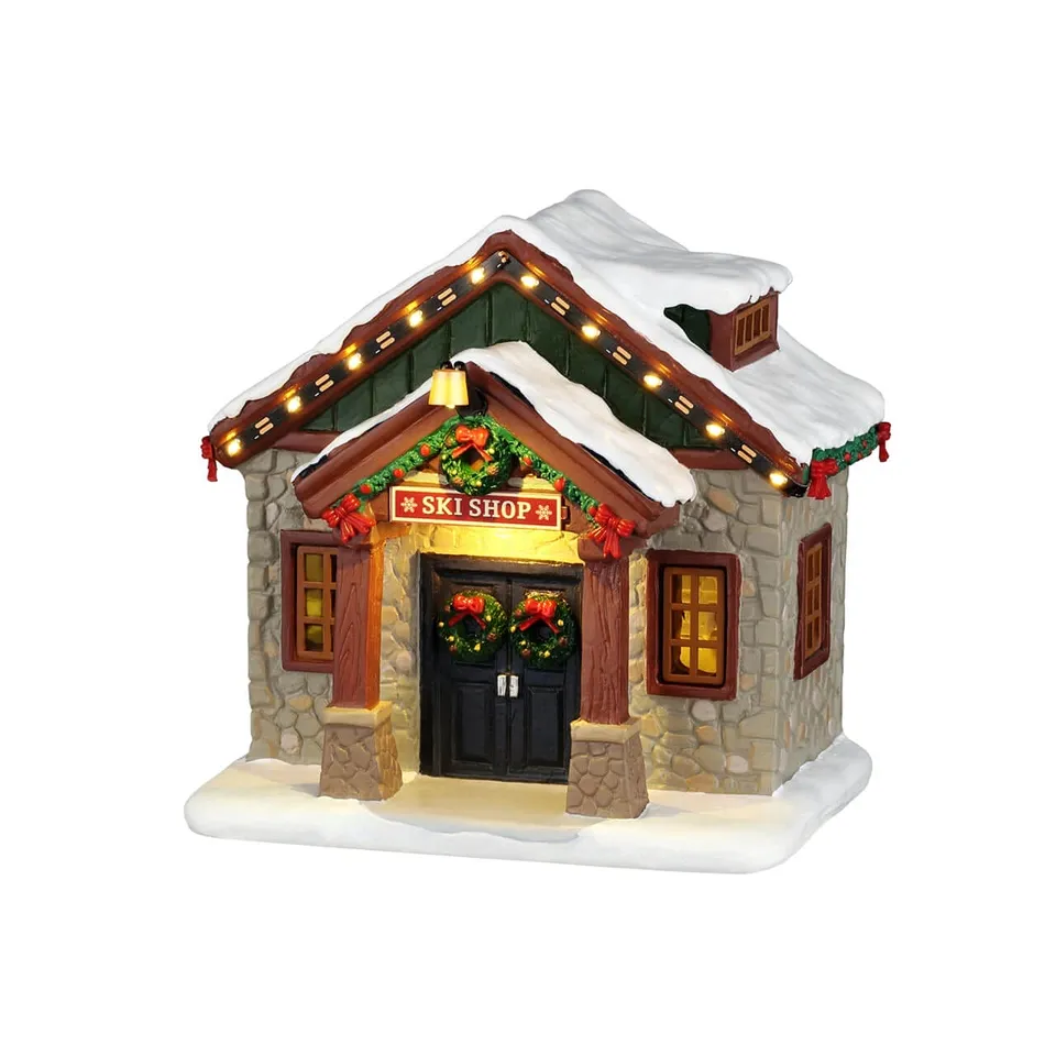 lemax-ski-shop-alpen-skiladen-f-r-vail-village-winterdorf image 1