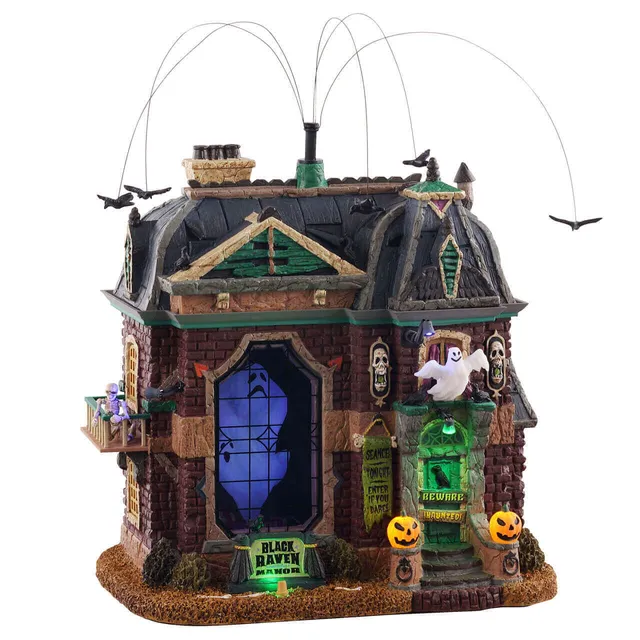 lemax-spooky-town-black-raven-manor-gruselhaus image 1