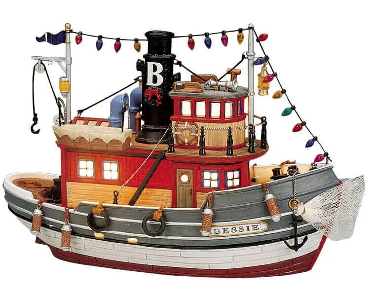 lemax-bessie-tug-boat-weihnachts-schlepper-boot image 1