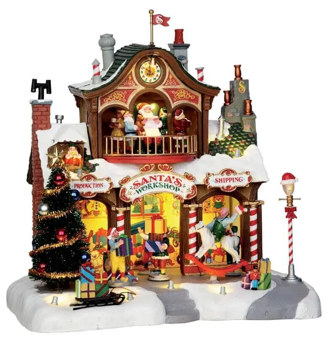lemax-santa-s-workshop-animiertes-geb-ude-santa-s-wonderland image 1