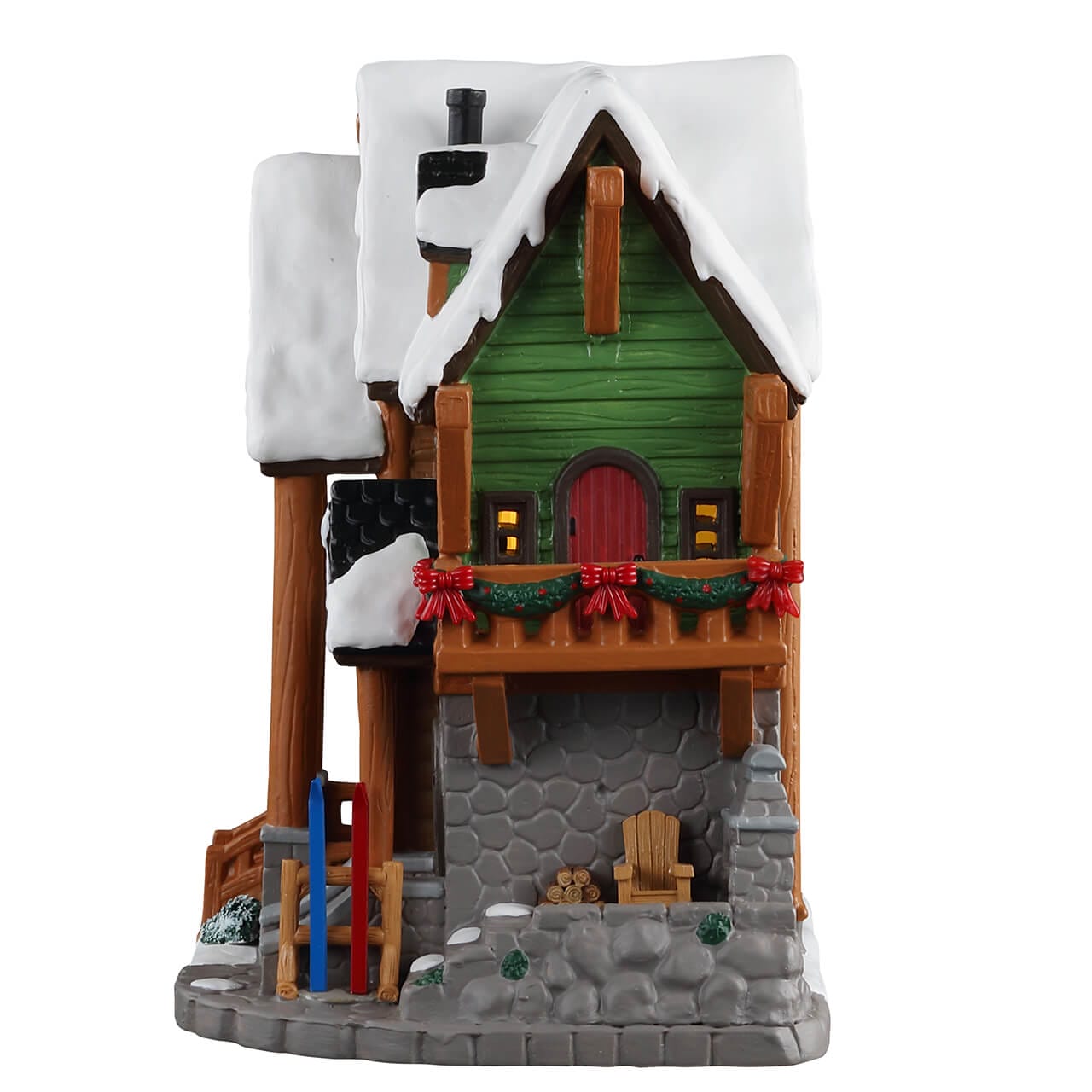 lemax-clark-s-snowcap-retreat-weihnachts-bergh-tte-miniaturhaus image 3