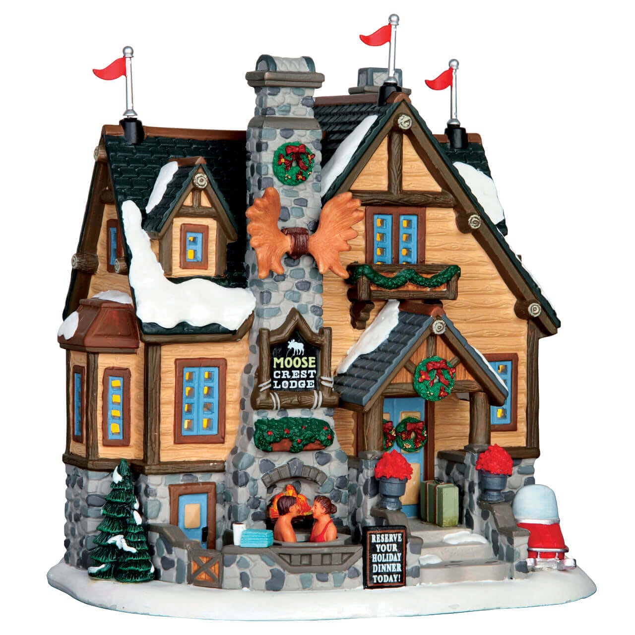 lemax-village-collection-moose-crest-lodge-beleuchtetes-geb-ude image 1
