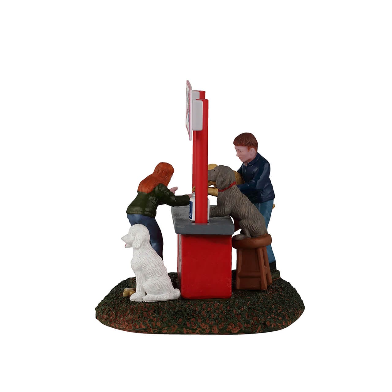 lemax-puppy-kissing-booth-general-products-miniatur-haus image 3