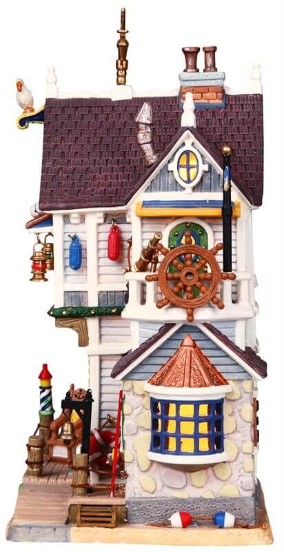 lemax-captain-andrew-s-residence-beleuchtetes-miniatur-weihnachtshaus image 2