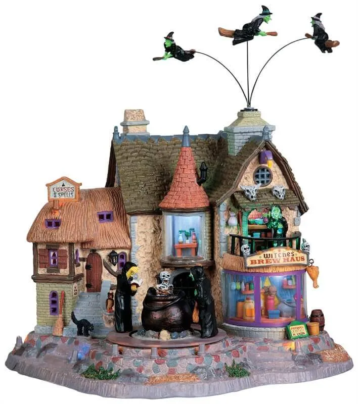 lemax-witches-brew-haus-spooky-town-miniaturhaus image 1