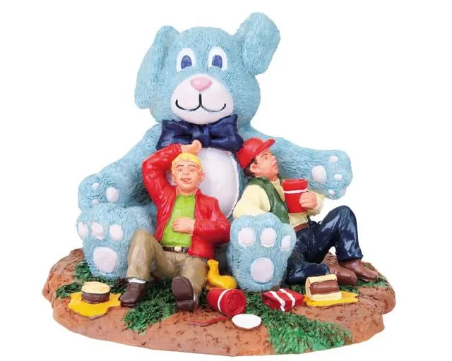 lemax-tuckered-out-miniatur-figurenszene image 1