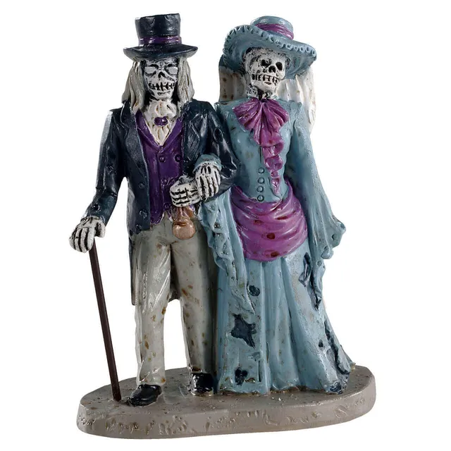 lemax-spectral-couple-spooky-town-skelett-figuren image 1