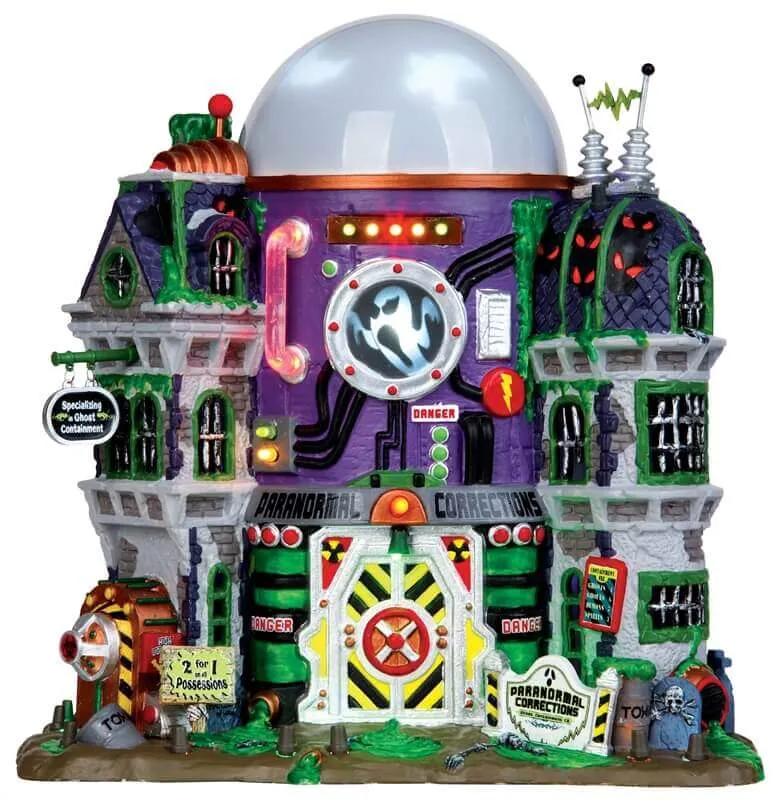 lemax-ghost-containment-building-spooky-town-gro-geb-ude image 1