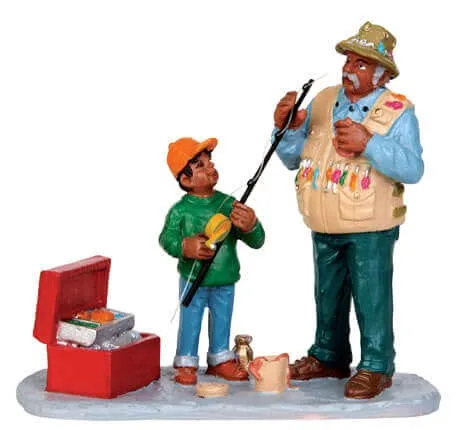 lemax-fishing-lesson-holidays-seasons-miniatur-figur image 1