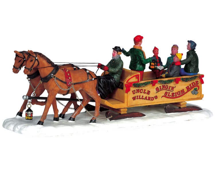 lemax-singin-sleigh-ride-holidays-seasons-schlittenfigur image 1