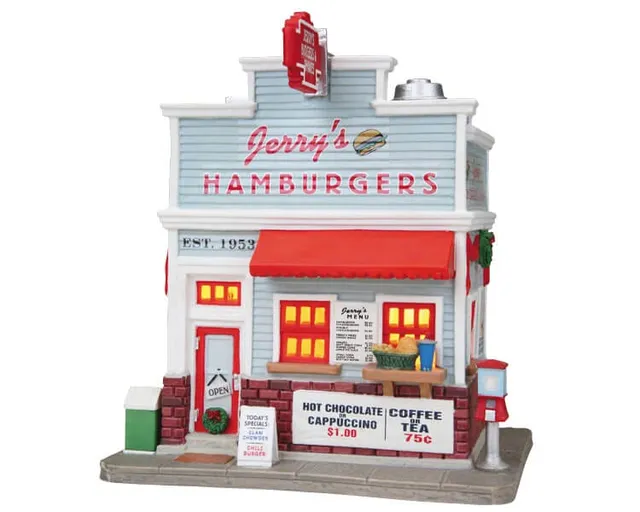 lemax-jerry-s-hamburgers-miniatur-restaurant image 1