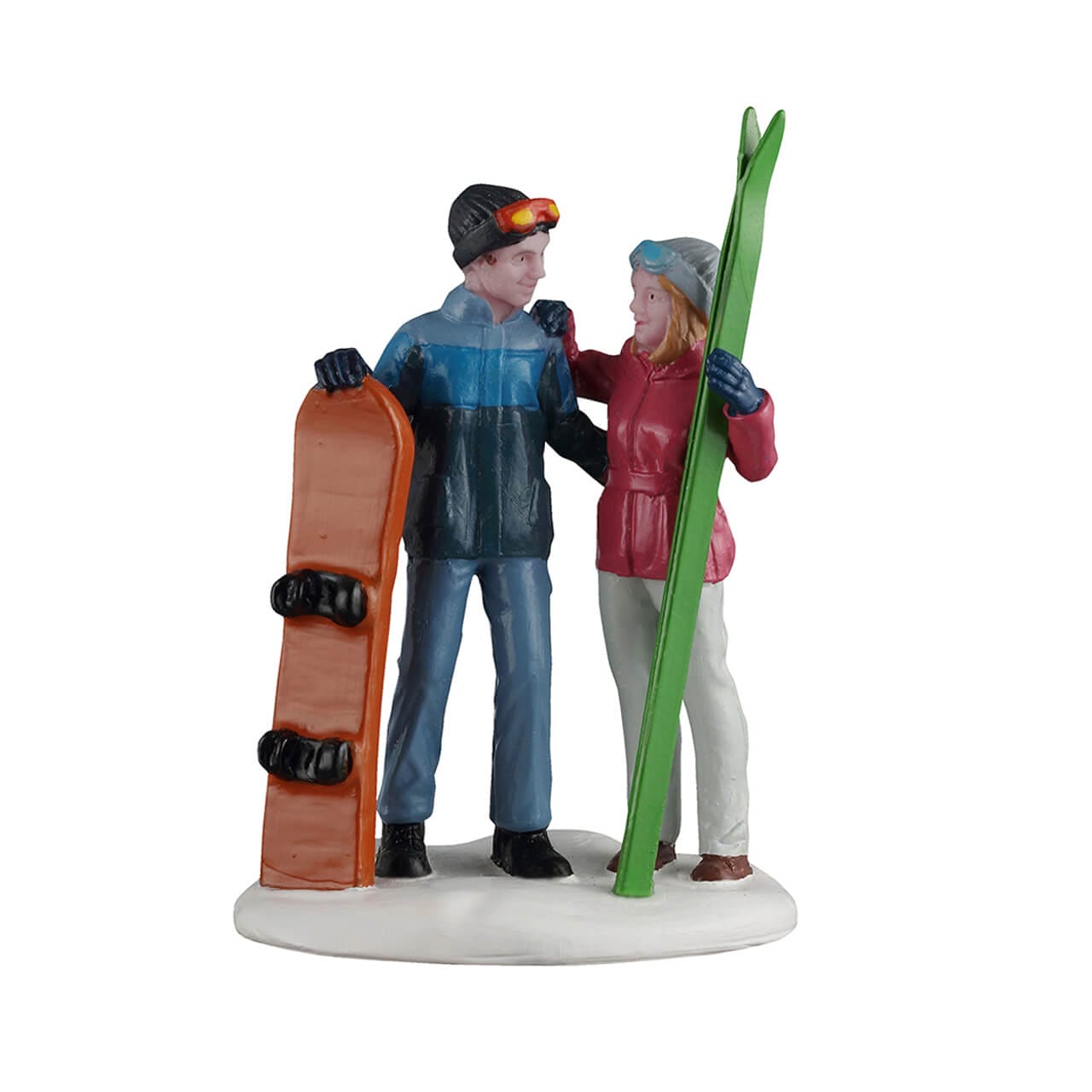 lemax-winter-date-miniaturfigur-rodelpaar-im-schnee image 1