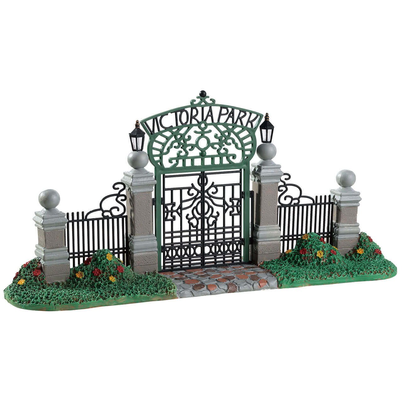 lemax-victoria-park-gateway-miniatur-parktor-f-r-weihnachtsdorf image 1