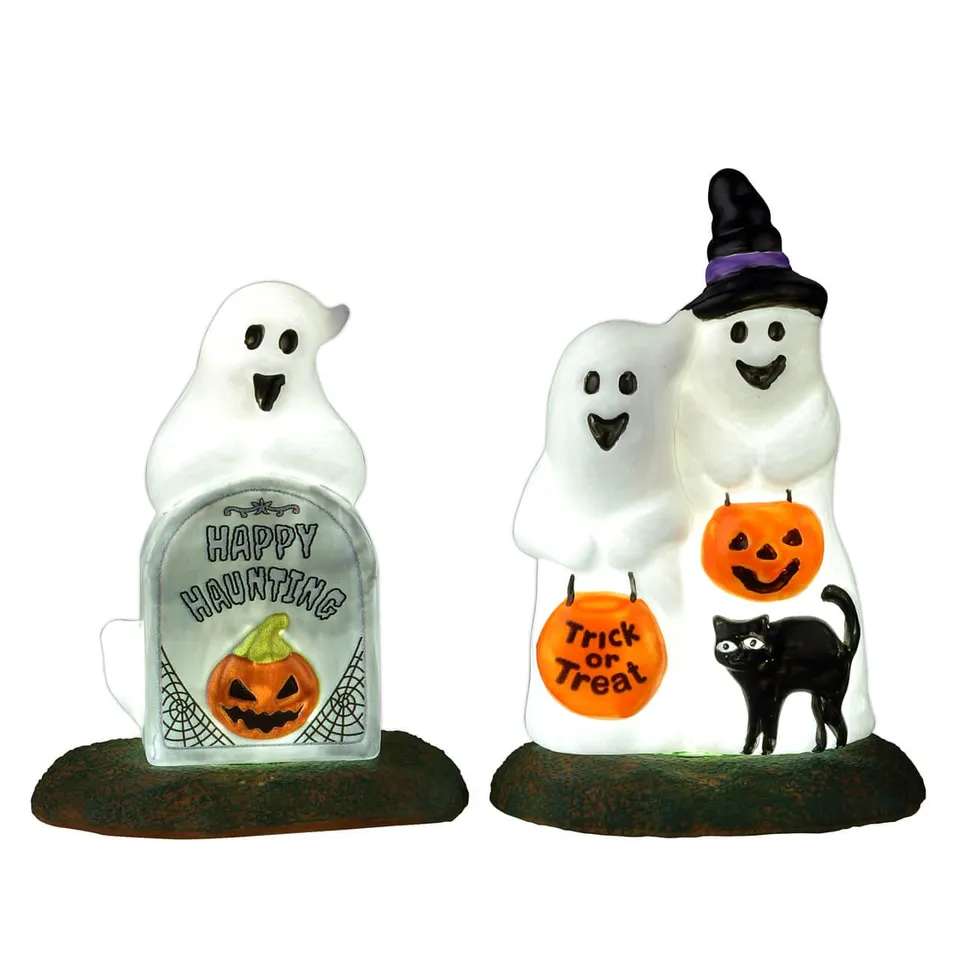 lemax-happy-halloween-ghosts-spooky-town-figuren-set image 1