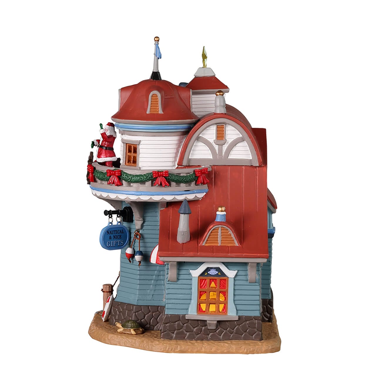 lemax-seaside-santa-christmas-shoppe-plymouth-corners-haus image 3