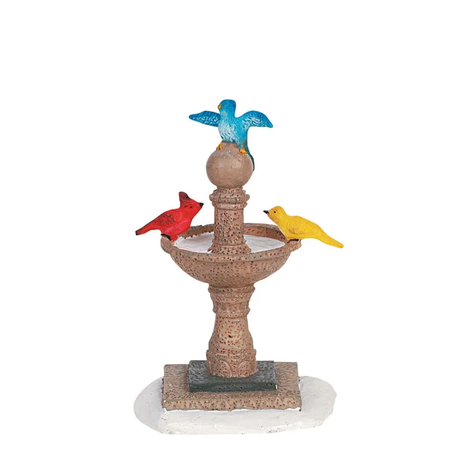 lemax-village-birdbath-miniatur-deko image 1