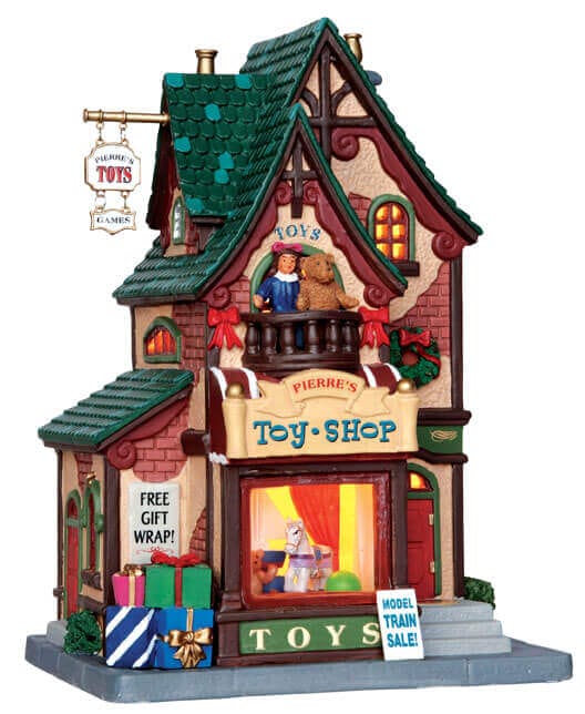 lemax-pierre-s-toy-shop-beleuchtetes-miniatur-weihnachtshaus image 4