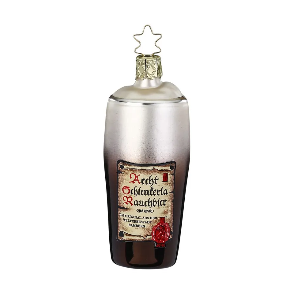 inge-glas-glas-rauchbier-christbaumkugel-9-5-cm image 1