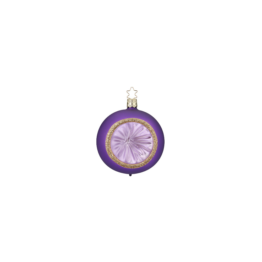 inge-glas-strahlender-luxus-christbaumkugel-6-cm-lila-reflect image 1