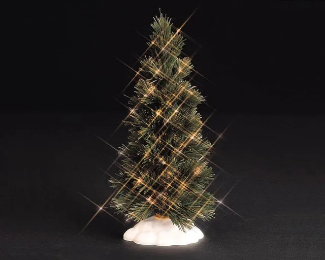 lemax-shimmering-spruce-clear-large-gro-e-miniatur-tanne image 1