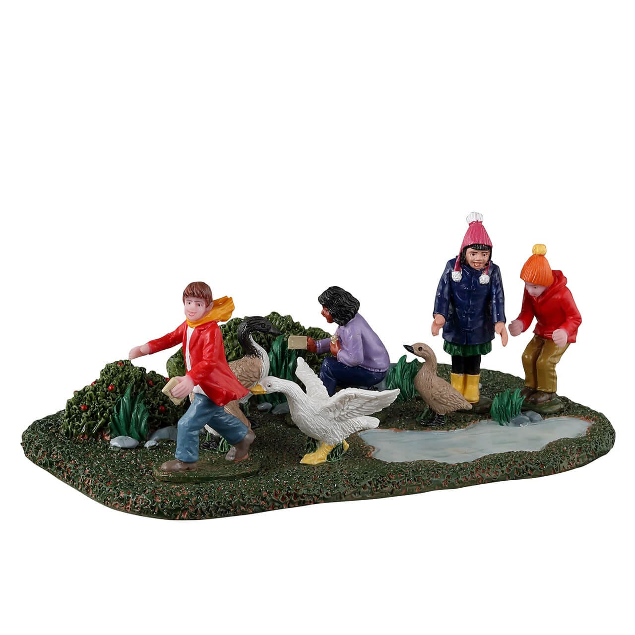 lemax-duck-duck-goose-miniatur-figurenset-vail-village image 1