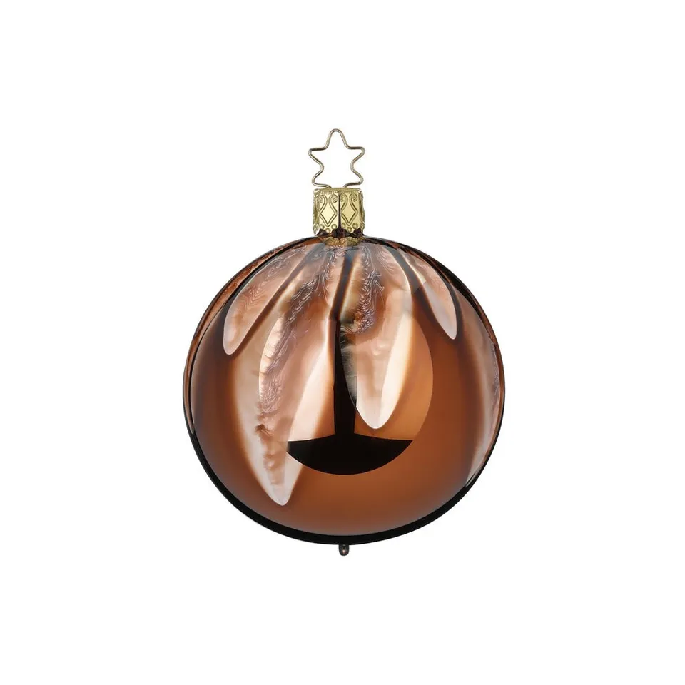inge-glas-flie-ender-marmor-christbaumkugel-6-cm-braun image 1