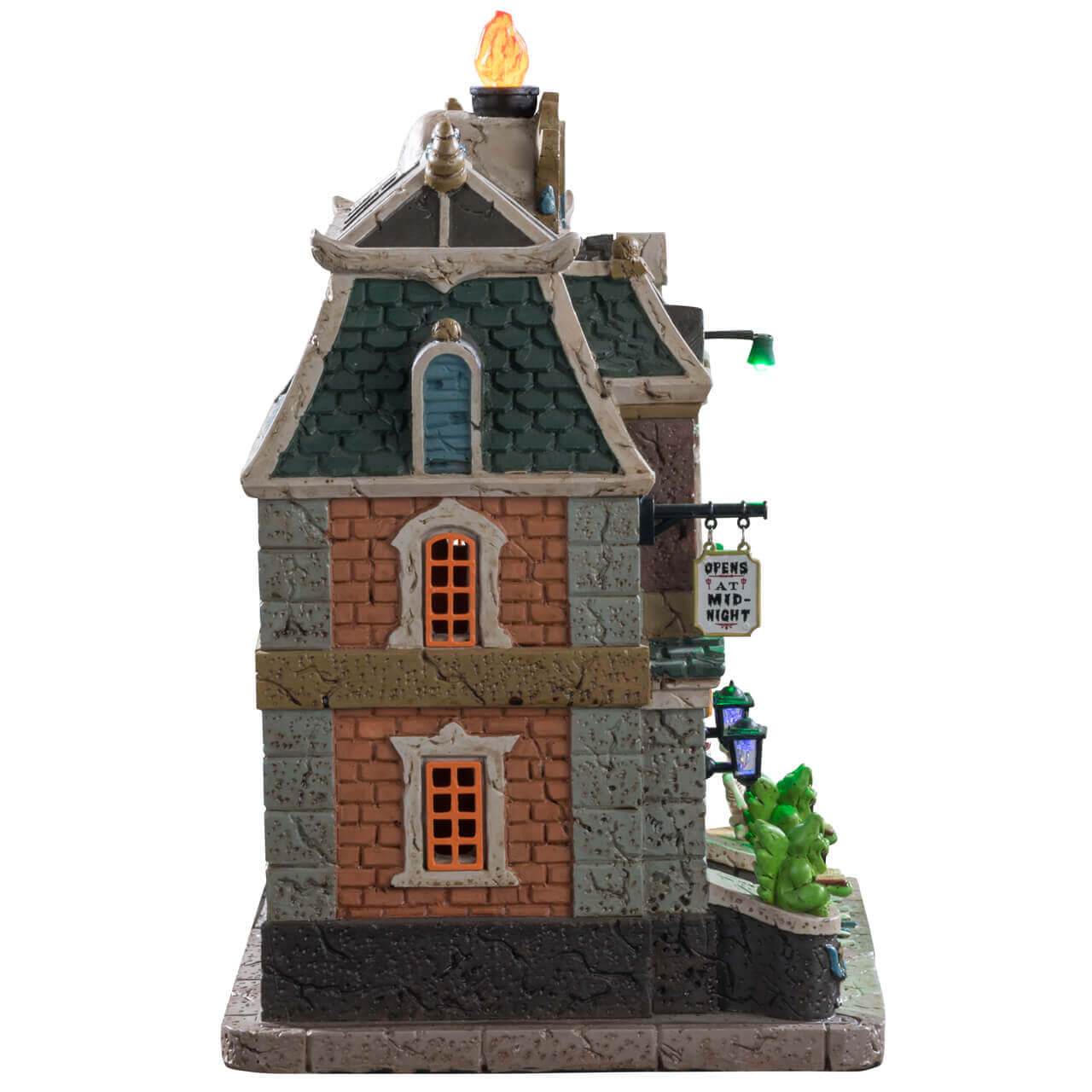 lemax-haunted-library-spooky-town-miniaturgeb-ude image 3