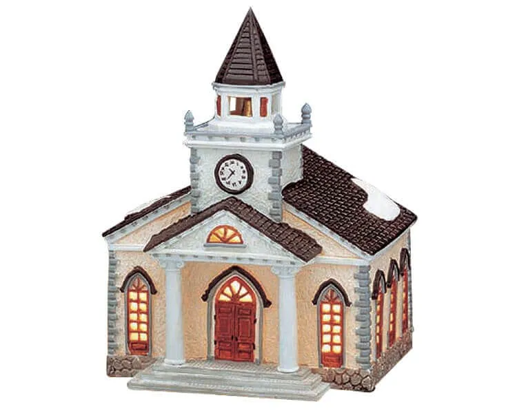 lemax-st-thomas-church-miniatur-kirche-f-r-weihnachtsdorf image 1