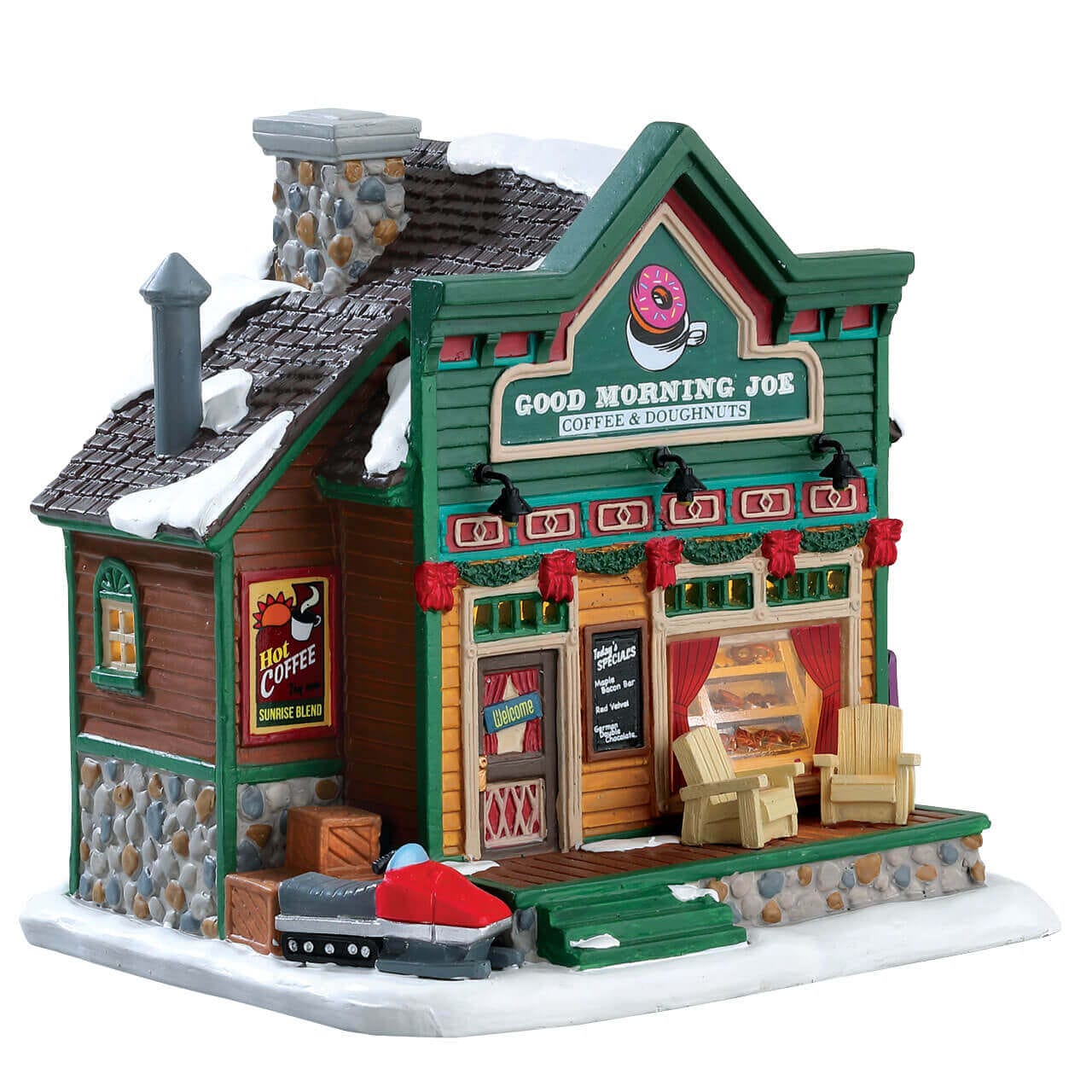 lemax-good-morning-joe-holidays-seasons-miniaturhaus-caf image 1