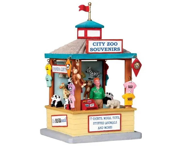 lemax-zoo-kiosk-miniatur-geb-ude-f-r-weihnachtsdorf image 1