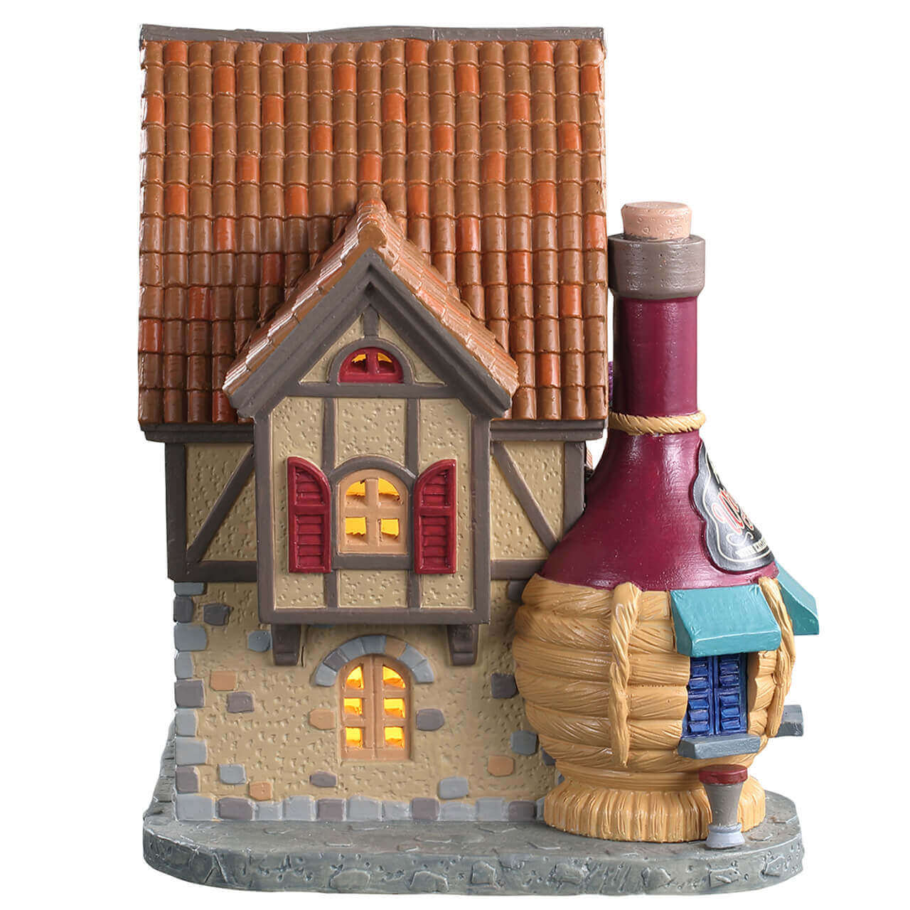 lemax-the-tuscan-carafe-beleuchtete-weinbar-f-r-dein-weihnachtsdorf image 2