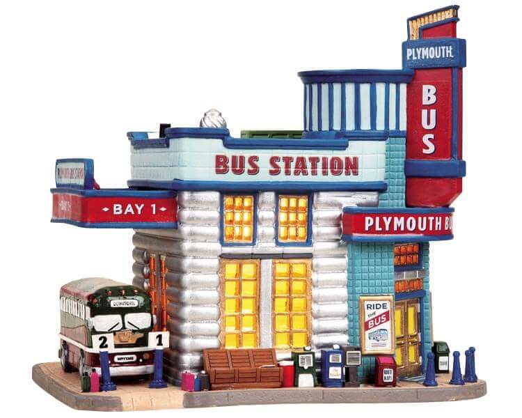 lemax-plymouth-bus-station-miniatur-busbahnhof image 2