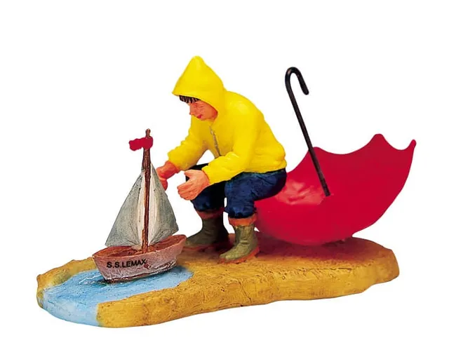 lemax-maiden-voyage-weihnachts-miniaturszene-boot image 1