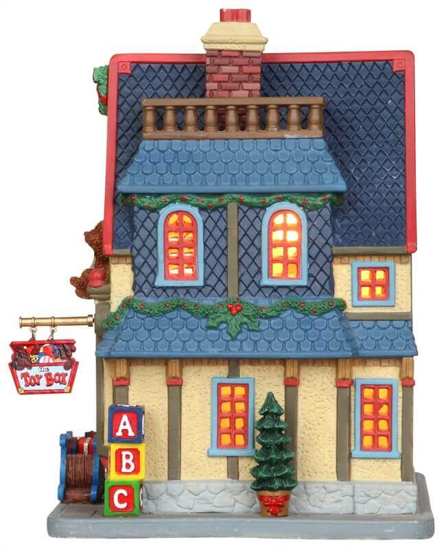 lemax-the-toy-box-beleuchtetes-weihnachtsdorf-haus image 2