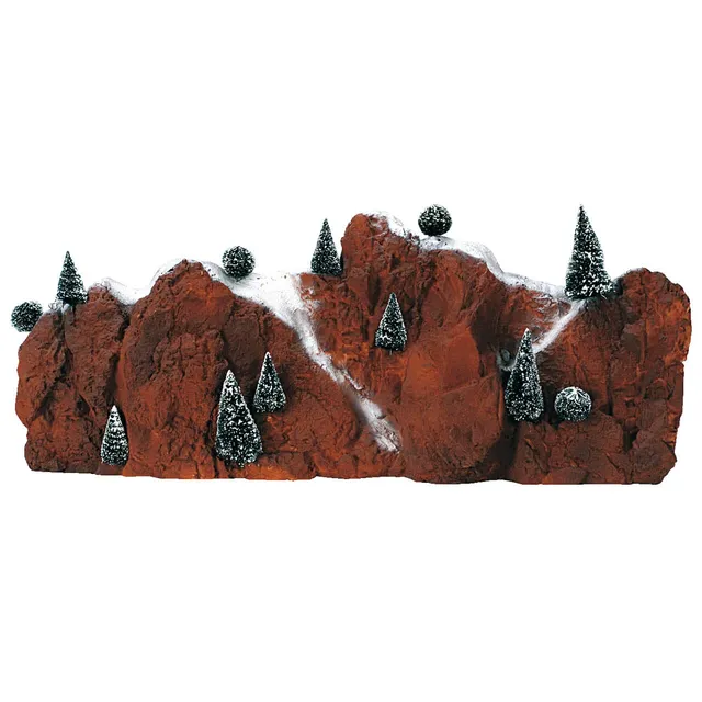 lemax-large-village-mountain-backdrop-kulisse-mit-12-b-umen image 1