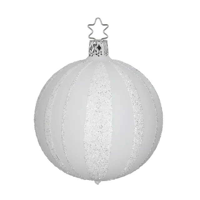 inge-glas-schimmernde-streifen-christbaumkugel-8-cm image 1