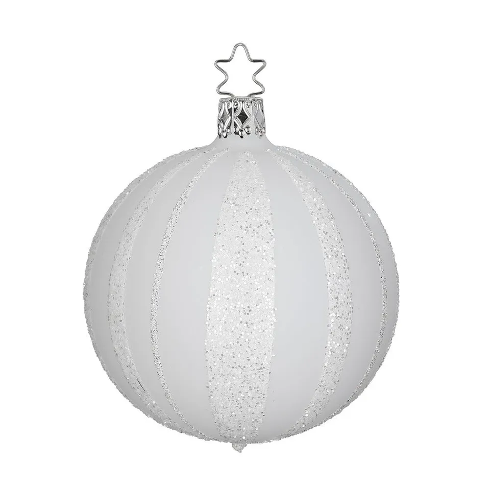 inge-glas-schimmernde-streifen-christbaumkugel-8-cm image 1