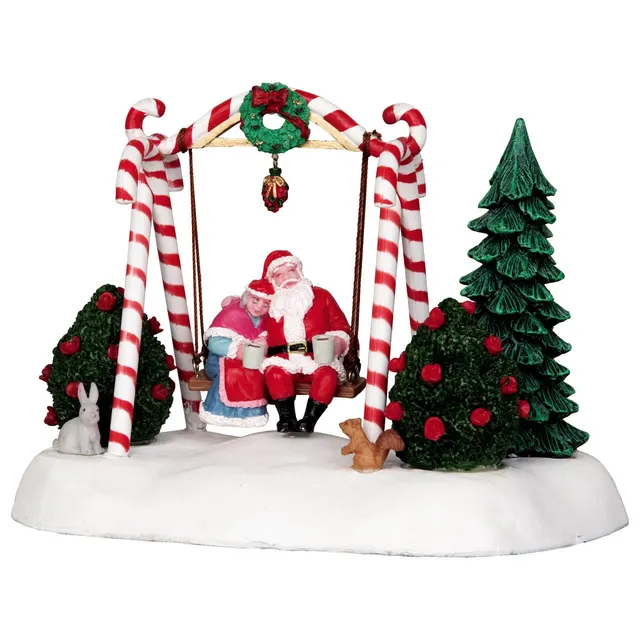 lemax-santa-swing-bewegliche-santa-schaukel-figur image 1