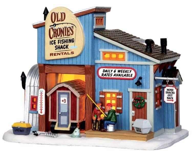 lemax-old-cronies-ice-fishing-miniatur-figuren-set-eisfischen image 1