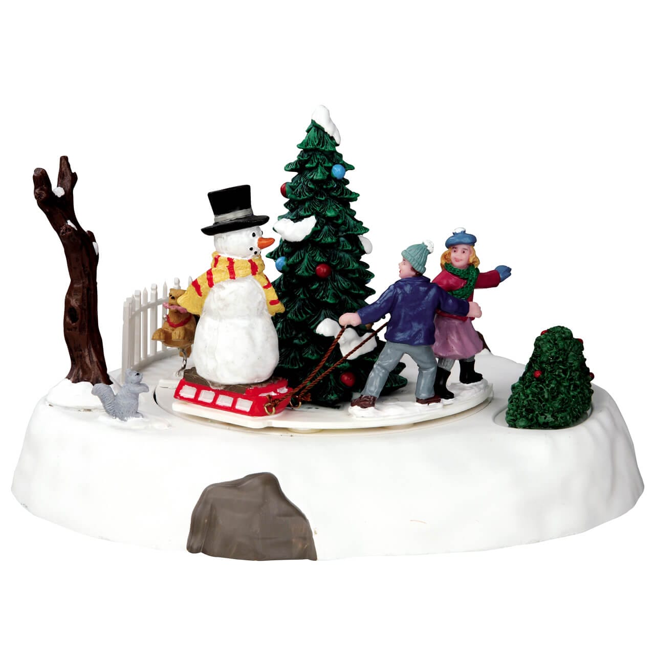 lemax-one-of-the-gang-weihnachtsdorf-figurengruppe-mit-schneemann-reigen image 2