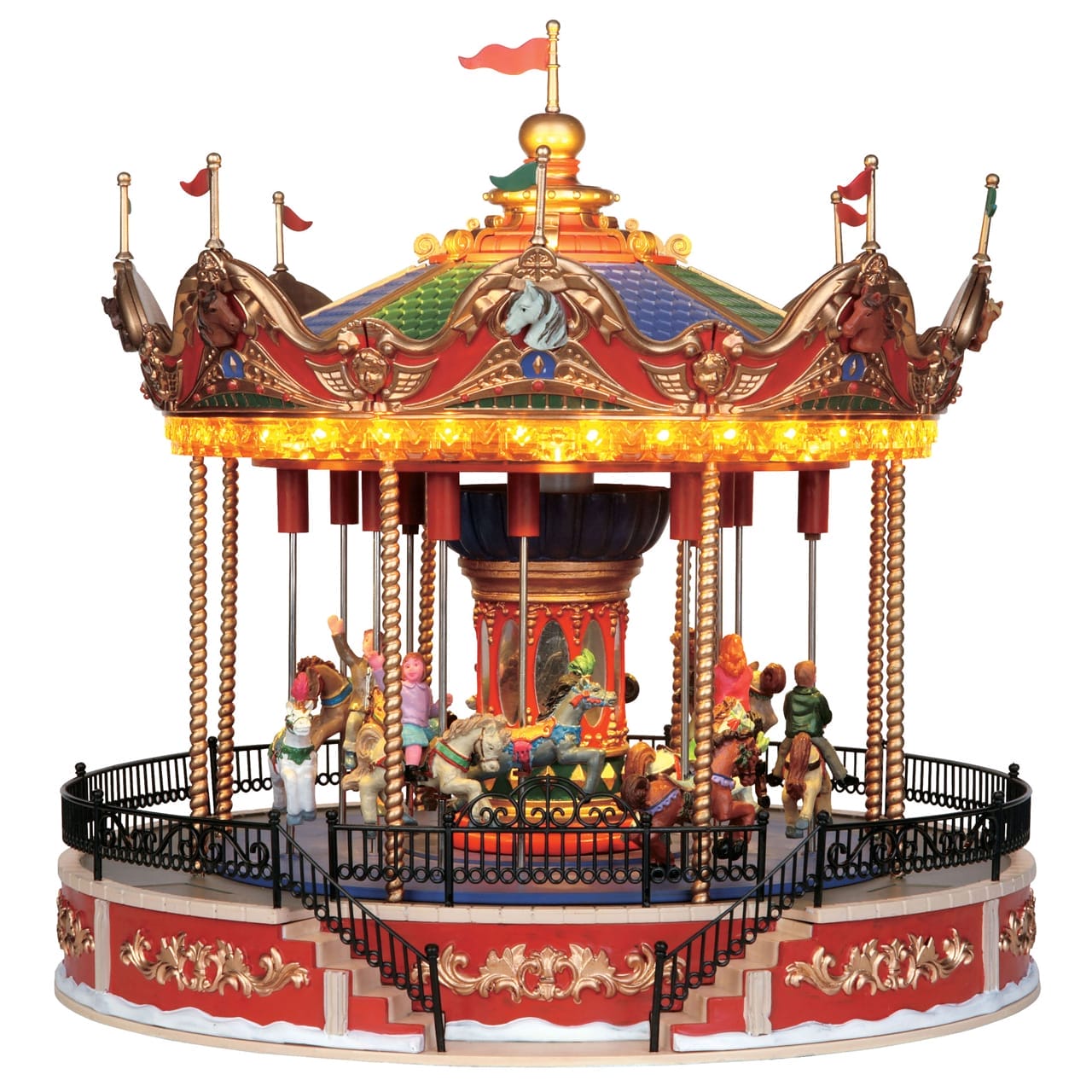 lemax-royal-carousel-karussell-coventry-cove image 1